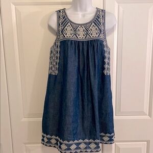 Blu Pepper Blue and White Mini Dress